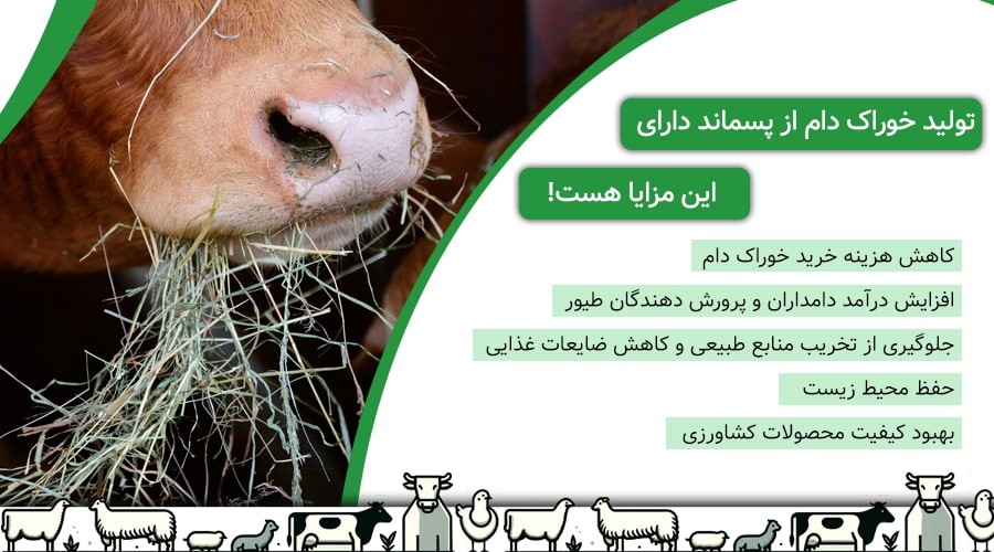 مزایای استفاده از خوراک دام از پسماند و ضایعات کشاورزی