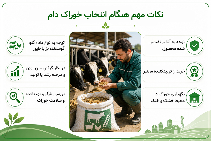 بهترین خوراک دام